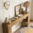 Wooden Sofa Entryway Table with Storage