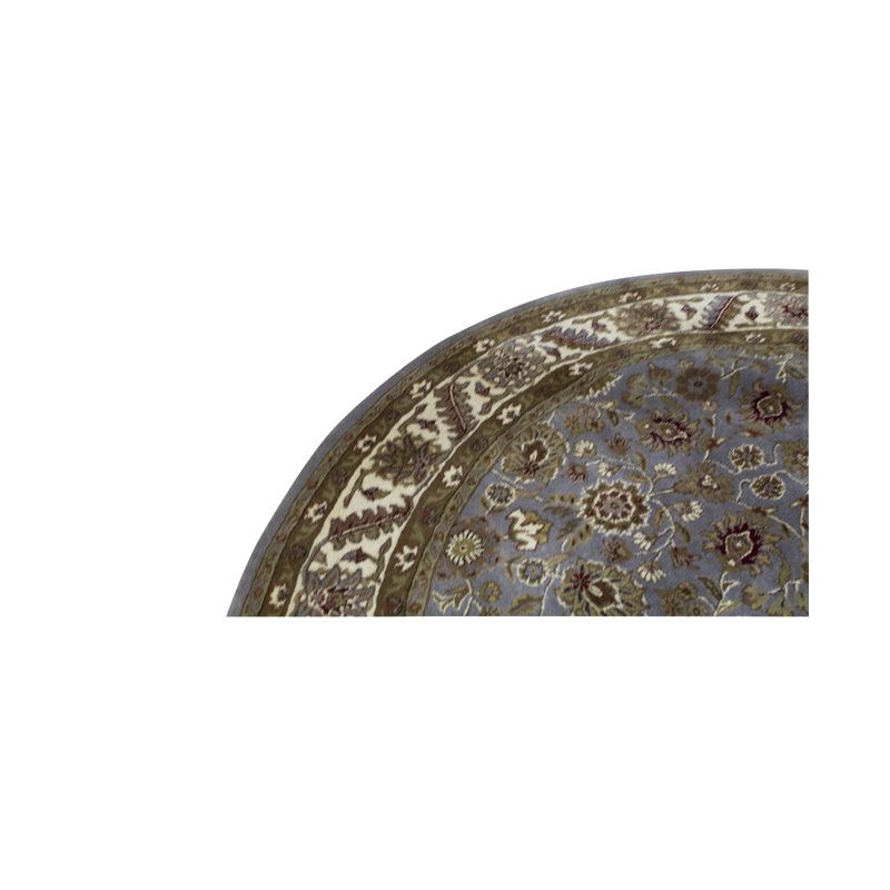 Hand-Knotted High-Quality Blue Area Rug