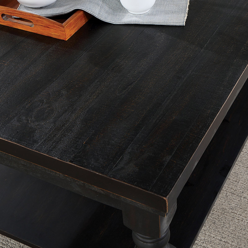 Ensemble de tables basses 2 pièces Devoise, Black