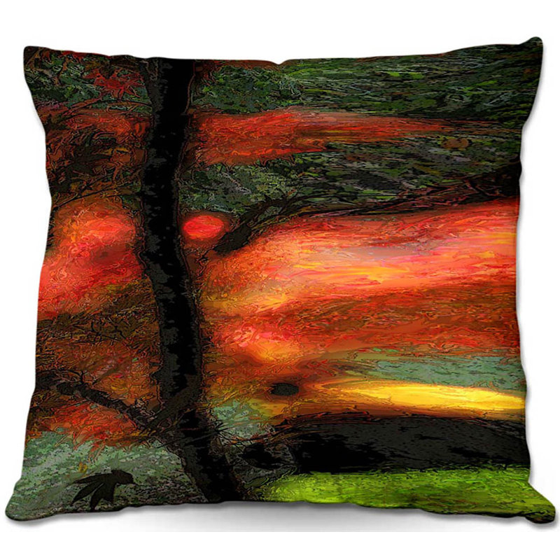 Reversible Throw Pillow, 18" x 18"