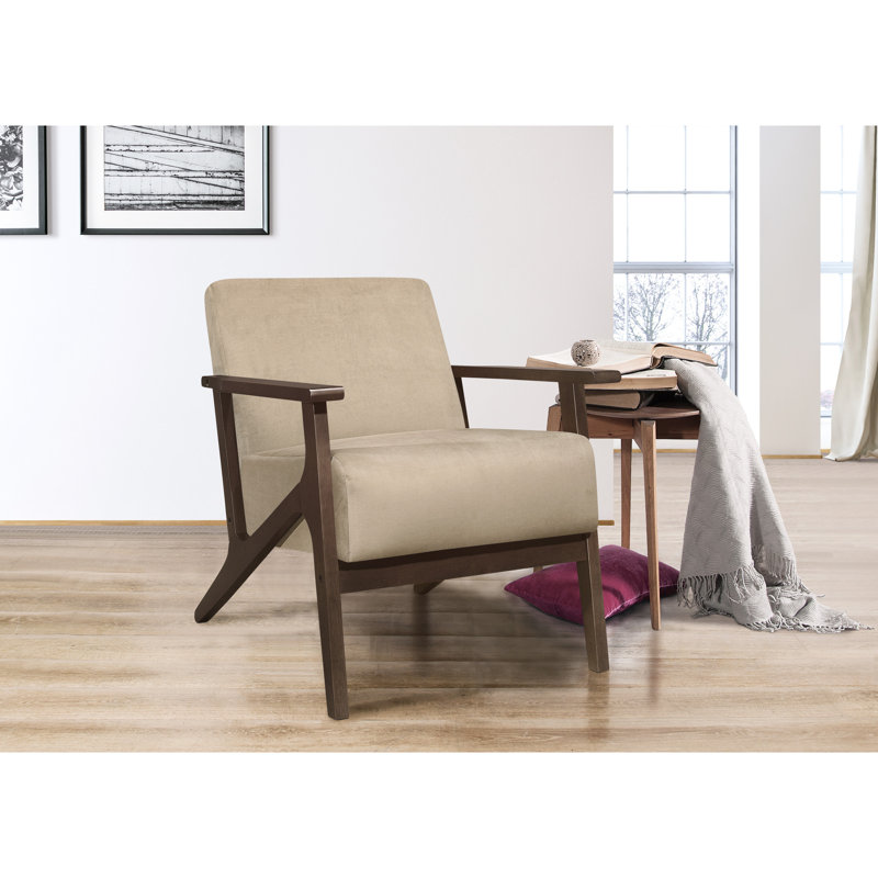Chaise transitionnelle brun, revêtement en velours, chaise d'appoint moderne en bois massif brun, finition noyer foncé