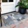Machine Washable Indoor/Outdoor Cinead ACN1667 Gray Rug
