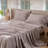 MooMee Sheet Set Extra Deep Pocket 100% Washed Cotton Linen Like Textured Lightweight Breathable-469595435-404490831