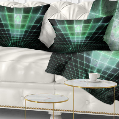Coussin lombaire light bat sur écran radar Abstract