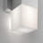 Modern Outdoor Wall Light, Silver