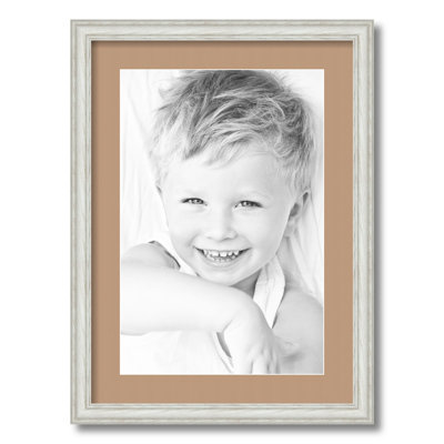 Wood Matte Picture Frame with Mat