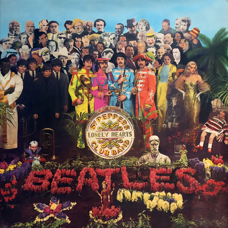 The Beatles: Sgt. Pepper's Lonely Hearts Club Band, 1967, H 15 po x l 15 po