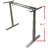 Ellen Adjustable Height Steel Standing Desk-31474416