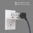 15 Tamper Resistant Triplex Rotating Outlet