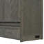 Grand lit escamotable, armoire-lit en bois de pin avec station de charge USB intégrée et panneau de décoration géométrique, gris-411316325-411316326