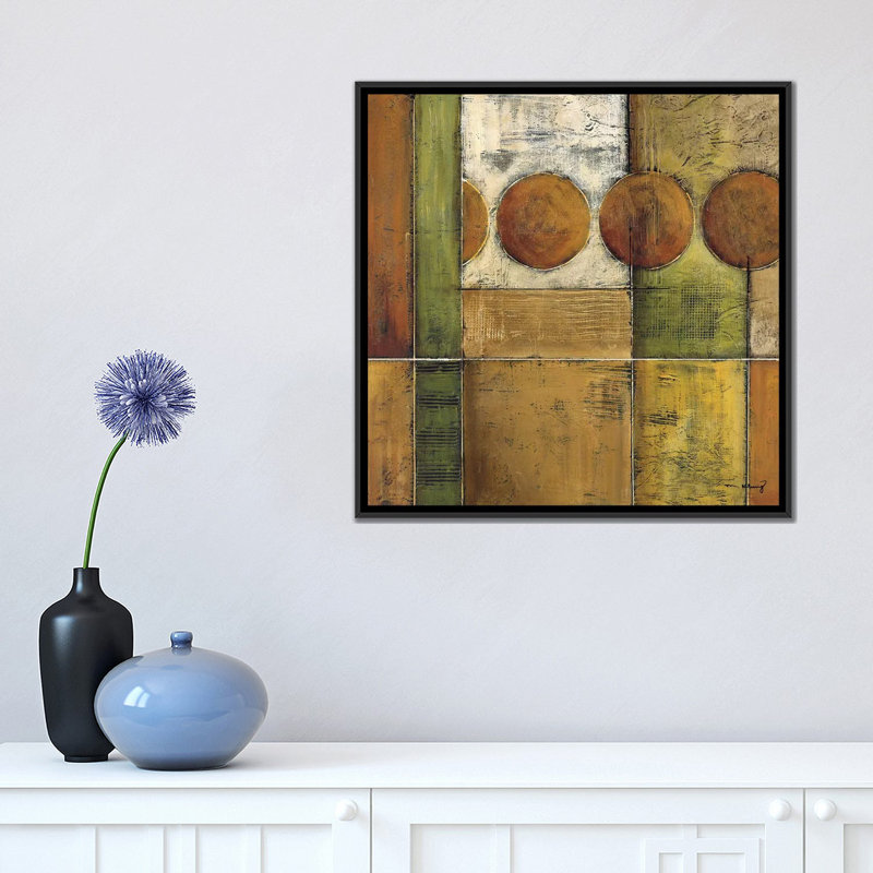 « diversité ii », reproduction d’art sur toile, H 18 po x l 18 po x P 1,5 po, Toile avec cadre noir, Pas de tapis