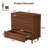 Oversized Nightstand With 3 Drawers-945145200