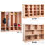 Unité de rangement cubique en bois 20 unités de rangement cubes