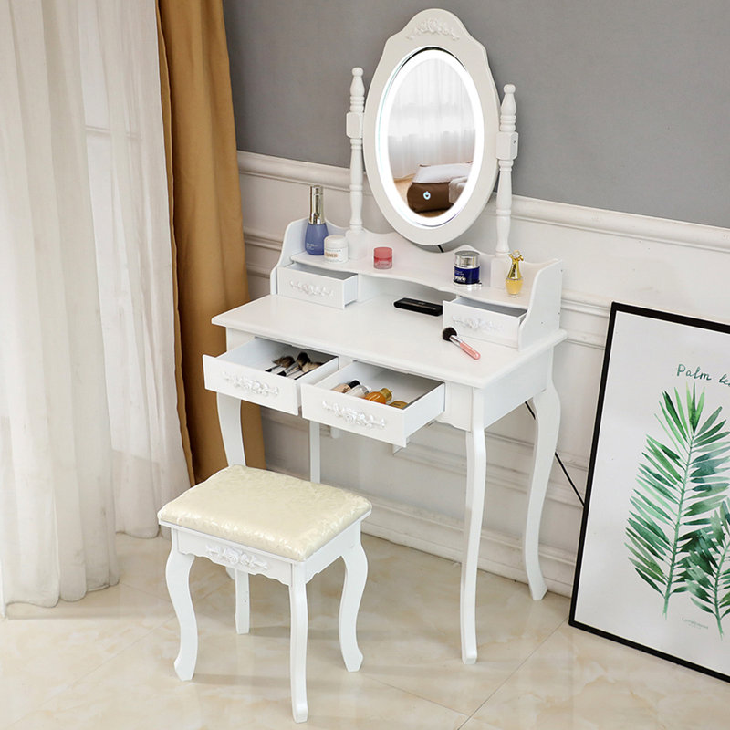 Coiffeuse avec miroir