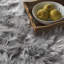 Tapis gris fait à la main Contrella-29186188