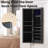 Askins 14.6'' Wide Over-the-Door Jewelry Armoire-1190633921