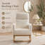 Chaise berçante avec pieds en bois massif, chaise berçante Modern-1243597914