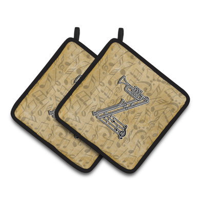 Caroline's Treasures Musical Polyester Potholder