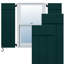 Volets en composite à quatre planches EnduraCore l 21 1/2 po x H 76 po, blanc (par paire - quincaillerie non incluse)-134541510