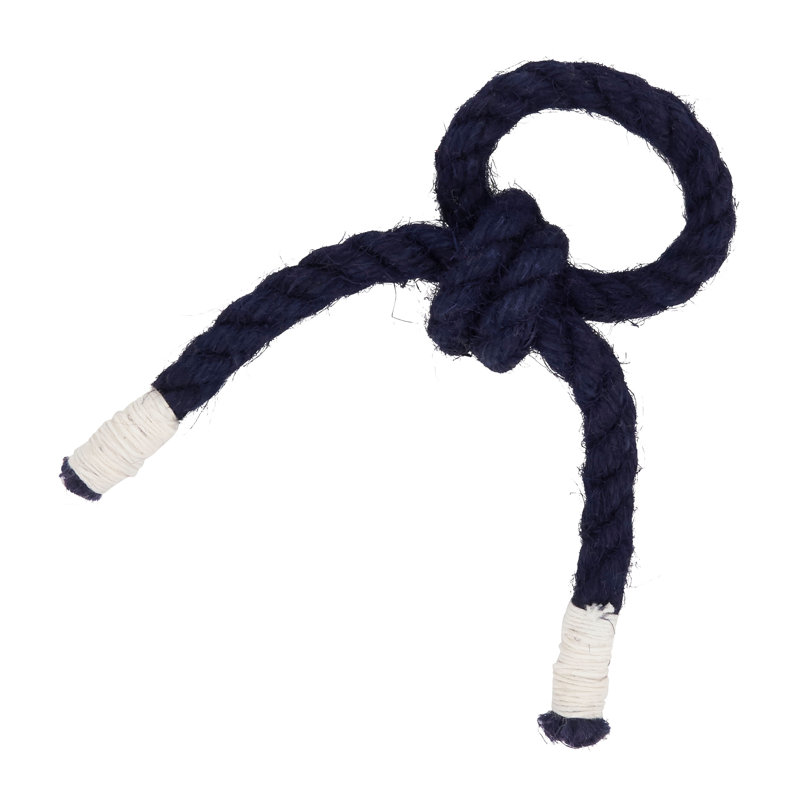 Napkin Ring Collection Cotton Napkin Ring, Blue/White