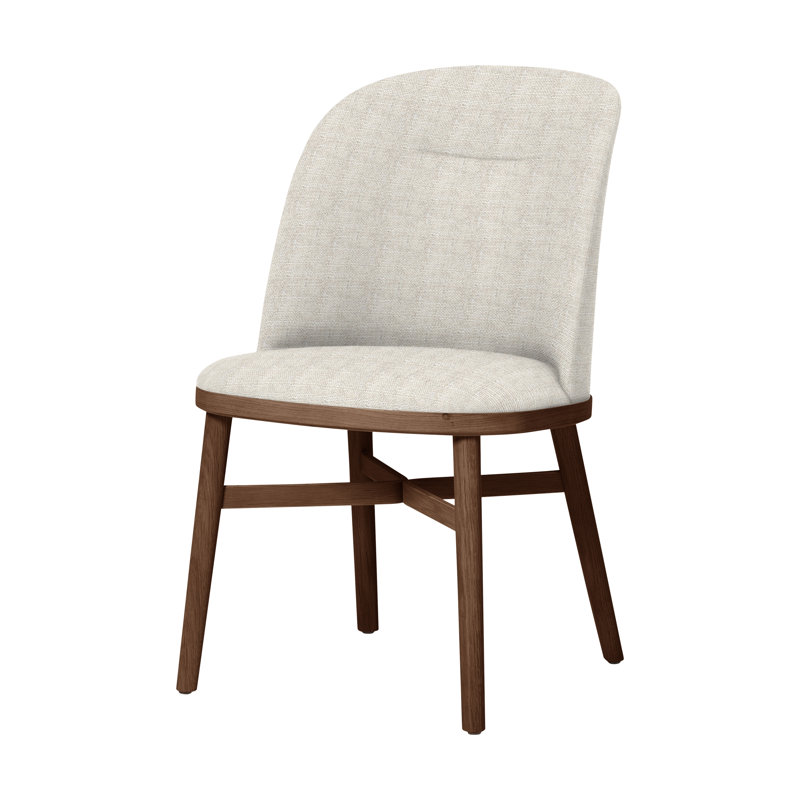 Chaise de salle à manger Bund de Neri & Nu, Noyer naturel, L493 Avoine Sanfor 0003