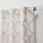 Nicole Miller Hexa Geometric Print Hidden Tab/Rod Pocket Top Light Filtering Curtain Panel Pair-40342350-40342354
