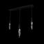Kindjal 3 Light Crystal LED Multi-Light Pendant-1291889109