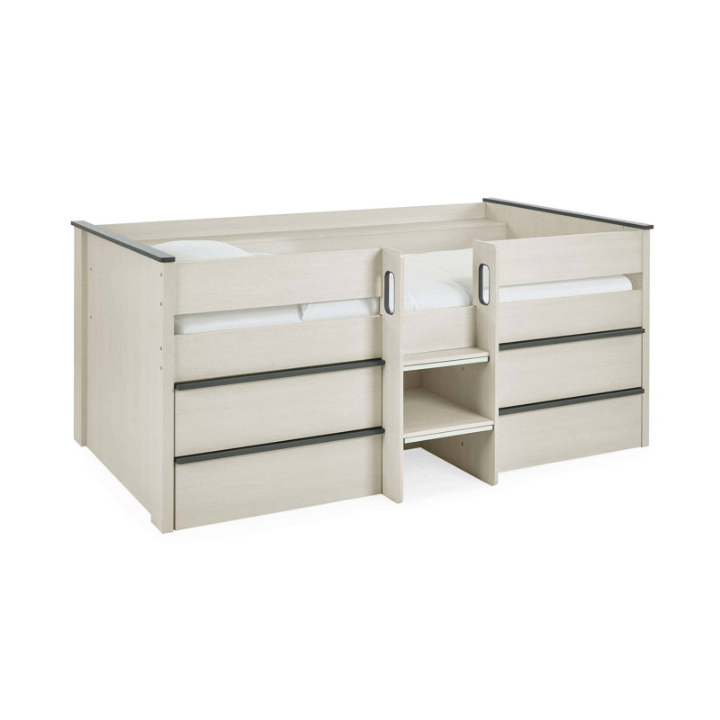 Midsleeper with Drawers - Nordic Wood Effect