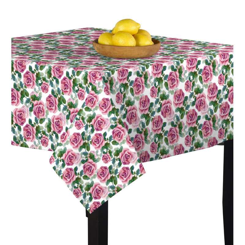 Rollo Roses and Leaves Tablecloth