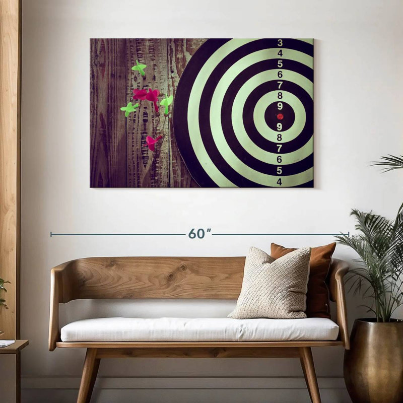 Senne Darts, 30" H x 45" W