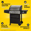 Zanussi 4 - Burner Freestanding Propane Gas Grill with Side Burner