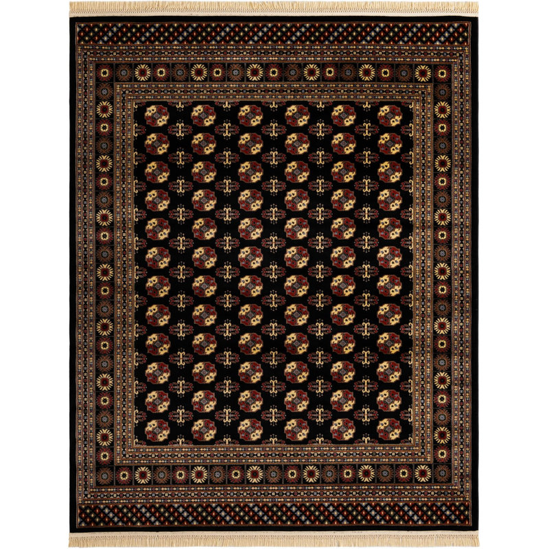 Balikh Tekke Rug, Rectangle 7'10" x 10'