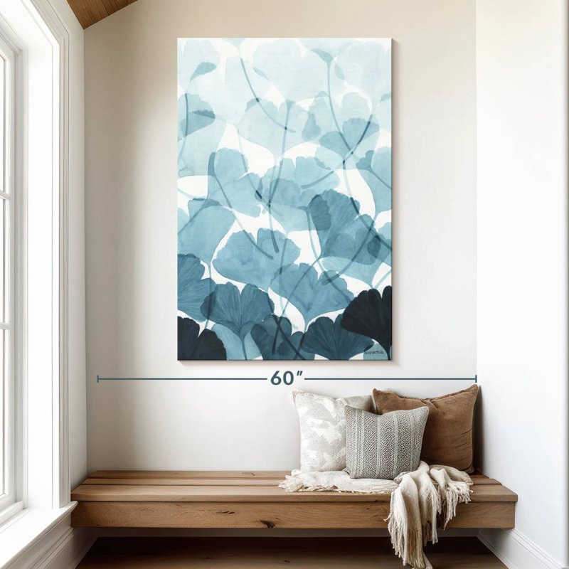 Harnek Cool Rain Gingko, 51" H x 34" W