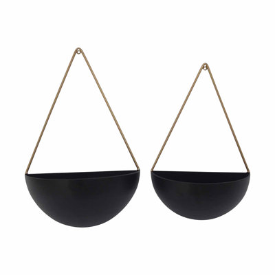 Ensemble de pots à fleurs muraux suspendus Modern Modern