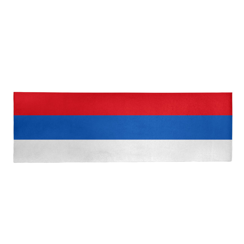 Tapis bleu/rouge, Tapis de couloir 2 pi 6 po x 8 pi