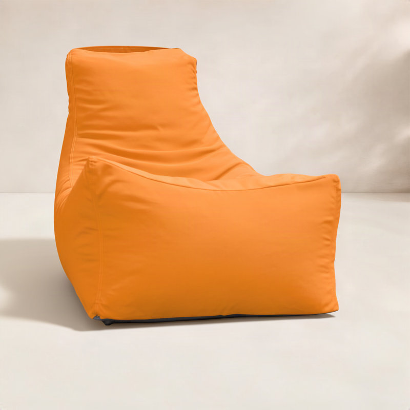 Juniper Outdoor Bean Bag Patio Chair, Tangerine Sunbrella
