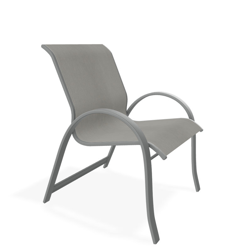Aruba 1 Outdoor Dining Armchair, Graphite