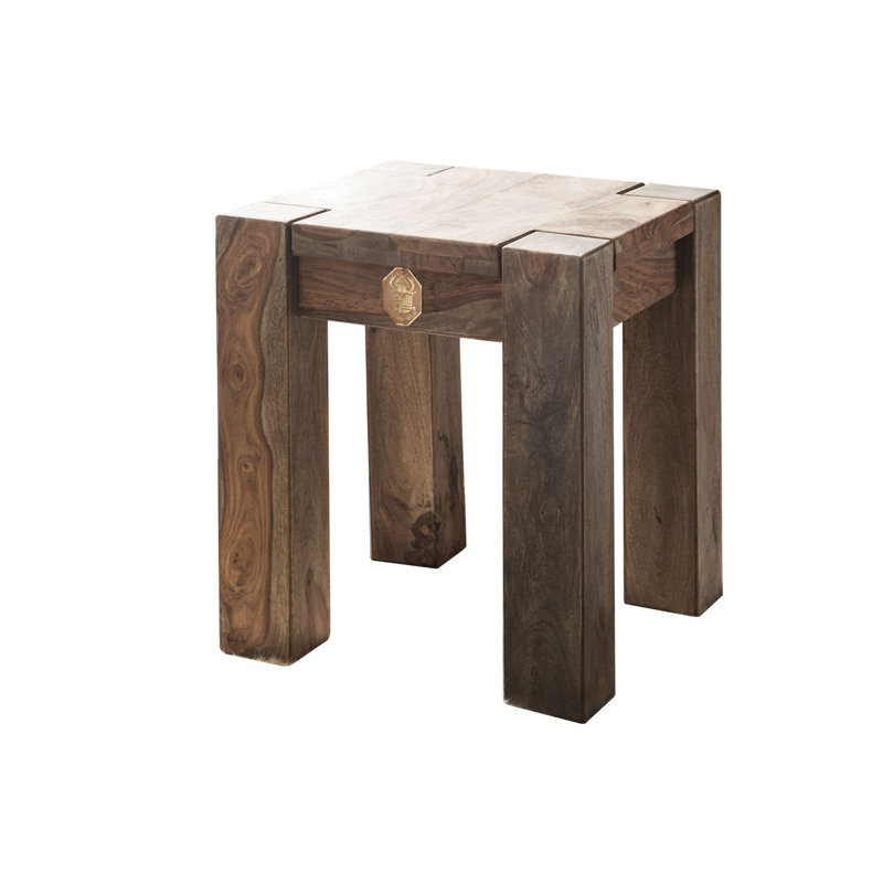 Nature Solid Wood Accent Stool