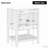 24" Modern Sleek Bathroom Vanity Elegant Ceramic Sink-110825176