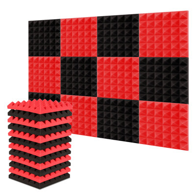 12" x 2" Acoustic Wall Paneling (12-pack)