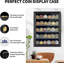 Lockable Display Case For Challenge Coins And Medals With Removable Shelves, Wall Mountable Shadow Box With UV Protection Glass And Velvet Lining