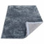 Tapis à poils longs en polyester touffeté à la main - Rectangle, couleur gris anthracite, conception unie, tapis antidérapants faits à la main épais pour le salon, la chambre à coucher-1088607441-1096455293