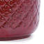 3 pots de fleurs modernes en céramique rouge pâte de haricot pour le salon - Appuis de chaleur et de soutien des racines-1100527785