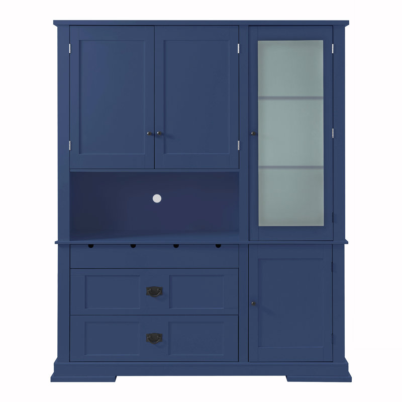 Armoire de rangement pour garde-manger, Bleu