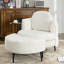 Fauteuil rembourré simple avec repose-pieds mobile-2106957798