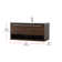 Roman 40'' Single Bathroom Vanity with Engineered Marble Top