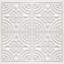 Tuile de plafond texturée en fer forgé L 24 po x l 24 po en moka antique-93869455