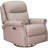 Dhiya Power Headrest Top Grain Leather Swivel Glider Recliner-1244472863