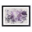 Purple Sky Behind the Winter Trees Watercolour - Picture Frame Graphic Art Print-56740670-56740673