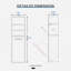 Stainless Steel 40 Litre Swing Top Pull Out Trash Can-174602598-174602599